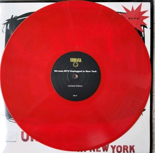 Mtv unplugged red vinyl in - mtv,