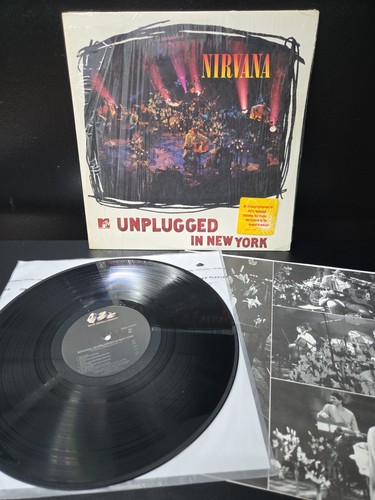 Nirvana unplugged vinyl og - unplugged, lp